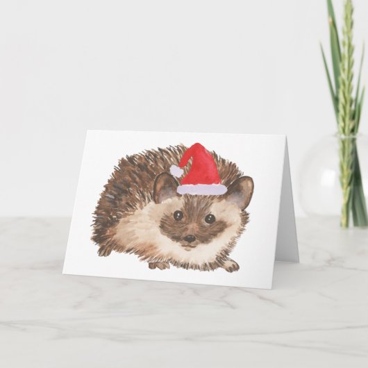 Cartes Pour Fêtes Annuelles Christmas Hedgehog christmas (Devant)