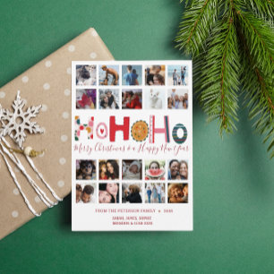 Cartes Pour Fêtes Annuelles Christmas Ho Ho Ho Card 20 photo collage