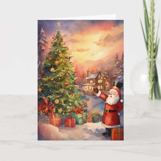 Cartes Pour Fêtes Annuelles Christmas Holiday Card (Devant)