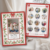 Cartes Pour Fêtes Annuelles Christmas Holidays Whimsical Bow Botanical Photo