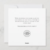 Cartes Pour Fêtes Annuelles Christmas Holly Berry Succursale Accueil corporati (Dos)