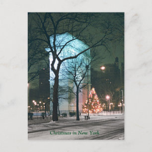 Cartes Pour Fêtes Annuelles Christmas in New York (discount on multiple cards)