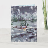 Cartes Pour Fêtes Annuelles CHRISTMAS JOURNAL CABINE par SHARON SHARPE (Devant)
