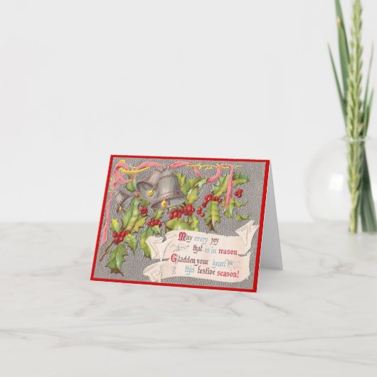 Cartes Pour Fêtes Annuelles Christmas Joy (Devant)