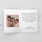 Cartes Pour Fêtes Annuelles Christmas Lamb Folded Holiday Card (Intérieur)