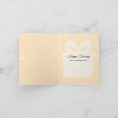 Cartes Pour Fêtes Annuelles Christmas Love Modern Typography Custom Folded  (Intérieur)
