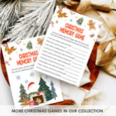 Cartes Pour Fêtes Annuelles Christmas Memory Game 
