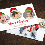 Cartes Pour Fêtes Annuelles Christmas mignon Père Noël Elf Funny Whimsical 4 P<br><div class="desc">Jolly Santa Claus et Jolly Elf mignon et fantasque du pôle Nord. Ce modèle de carte photo de Noël Whimsical and Fun Multi photo a une disposition de 3 photos. Avoir du plaisir à ajouter vos photos à cette mise en page est facile avec ce design drôle et mignon avec...</div>