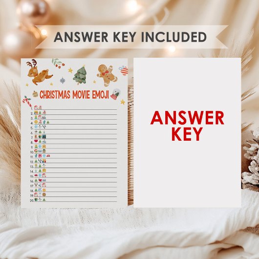 Cartes Pour Fêtes Annuelles Christmas Movie Emoji Game