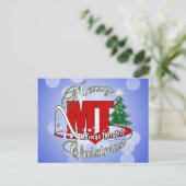 Cartes Pour Fêtes Annuelles CHRISTMAS MT Massage Therapist (Debout devant)