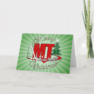 Cartes Pour Fêtes Annuelles CHRISTMAS MT Massage Therapist