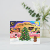 Cartes Pour Fêtes Annuelles Christmas Music 2 - Cavalier (Ruby) (Debout devant)