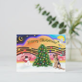 Cartes Pour Fêtes Annuelles Christmas Music 2 - German Shepherd 1 (Debout devant)