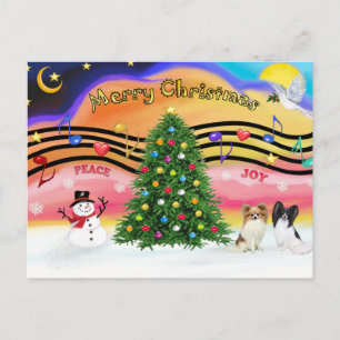 Cartes Pour Fêtes Annuelles Christmas Music 2 - Papillons (2)