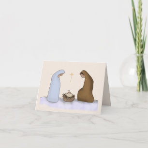 Cartes Pour Fêtes Annuelles Christmas Nativity template card
