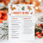 Cartes Pour Fêtes Annuelles Christmas Naughty or Nice Game<br><div class="desc">Who made Santa’s list? Play our Christmas Naughty or Nice Printable Game for a hilarious dose of holiday fun.

76SE B</div>