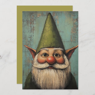 Cartes Pour Fêtes Annuelles Christmas Nisse - Traditionnel Nordic Holiday Art