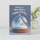 Cartes Pour Fêtes Annuelles christmas of the world snowglobe tiny moumoums (Debout devant)