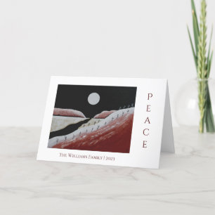 Cartes Pour Fêtes Annuelles Christmas Peace Desert Southwest Holiday Card