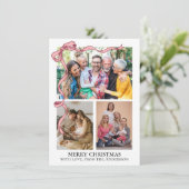 Cartes Pour Fêtes Annuelles Christmas Photo (Debout devant)