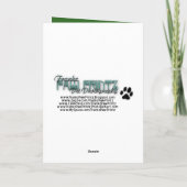 Cartes Pour Fêtes Annuelles Christmas - Pont the Halls - Cairns - Teddy Bear (Dos)