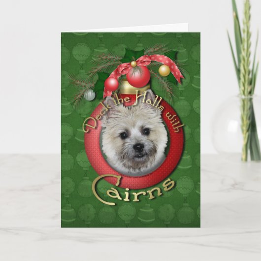 Cartes Pour Fêtes Annuelles Christmas - Pont the Halls - Cairns - Teddy Bear (Devant)