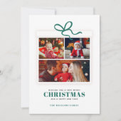 Cartes Pour Fêtes Annuelles Christmas Present 3 Photo Collage personnalisé (Devant)