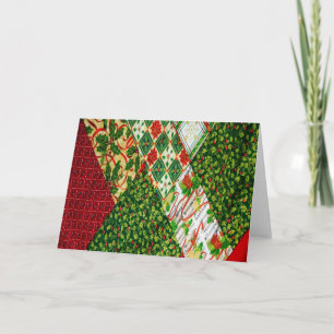 Cartes Pour Fêtes Annuelles Christmas Quilt Background