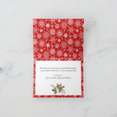 Cartes Pour Fêtes Annuelles Christmas Rustic Birch Bark (Intérieur)