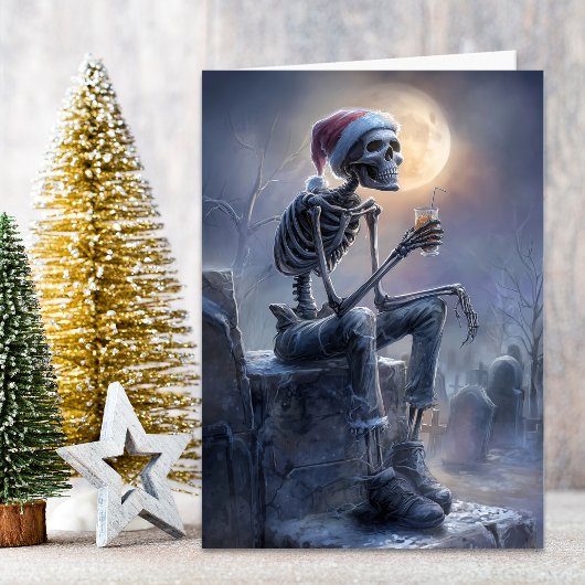 Cartes Pour Fêtes Annuelles Christmas Skeleton