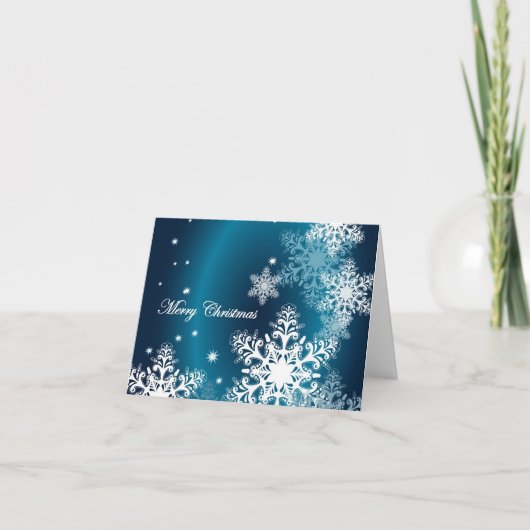 Cartes Pour Fêtes Annuelles Christmas Snowflakes (Devant)