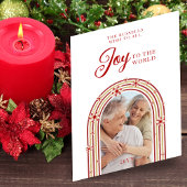 Cartes Pour Fêtes Annuelles Christmas Snowflakes Joy To The World Arch Photo