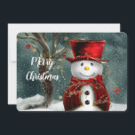 Cartes Pour Fêtes Annuelles Christmas Snowman<br><div class="desc">Snowman de NoëlEtalez la joie,  partagez la joie,  réjouissez-vous tout et un heureux toujours! Nos cartes vous permettent de commencer l'année en beauté.</div>
