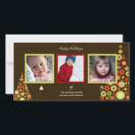 Cartes Pour Fêtes Annuelles Christmas, snowman et santa tree photo cards<br><div class="desc">Christmas photo cards. Copyright © 2010 PixDezines.com et PixDezines on zazzle.com</div>