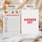 Cartes Pour Fêtes Annuelles Christmas Song Emoji Game