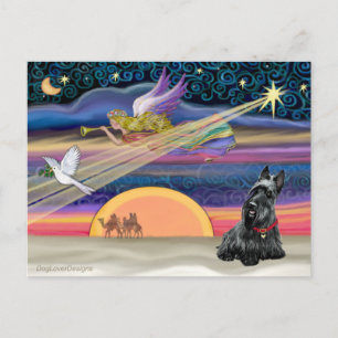 Cartes Pour Fêtes Annuelles Christmas Star - Scottish Terrier 2B