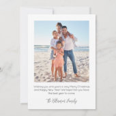 Cartes Pour Fêtes Annuelles Christmas Tree Beach Mele Kalikimaka (Dos)