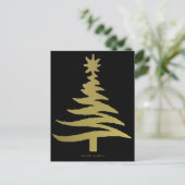 Cartes Pour Fêtes Annuelles Christmas Tree Stencil (Debout devant)