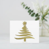 Cartes Pour Fêtes Annuelles Christmas Tree Stencil (Debout devant)