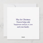 Cartes Pour Fêtes Annuelles Christmas Village (Dos)