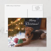 Cartes Pour Fêtes Annuelles Christmas with Madeleine (Devant / Derrière)