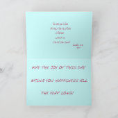 CARTES POUR FÊTES ANNUELLES CHRISTMS (Intérieur)