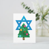 Cartes Pour Fêtes Annuelles christmukkah hanoukka (Debout devant)