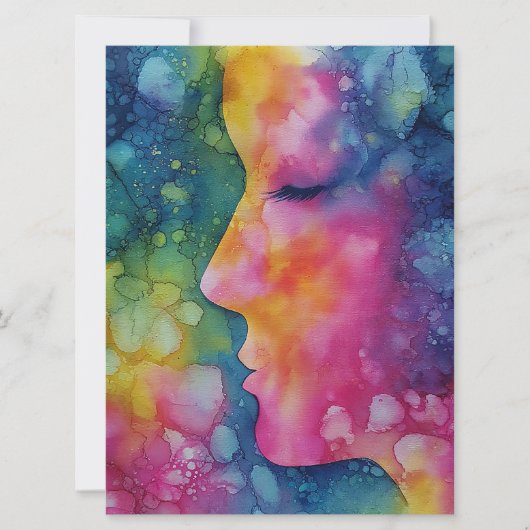 Cartes Pour Fêtes Annuelles Chromatic Reverie (Devant)