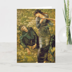 Cartes Pour Fêtes Annuelles CHROMATOGRAPHIE GAZEUSE d'Edward Burne-Jones - de
