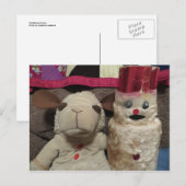 Cartes Pour Fêtes Annuelles Chums de Noël (Devant / Derrière)