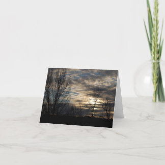 Cartes Pour Fêtes Annuelles Cieux d'automne