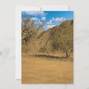 Cartes Pour Fêtes Annuelles Cimetière dans les montagnes du Hajar des EAU