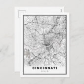 Cartes Pour Fêtes Annuelles Cincinnati (Devant / Derrière)