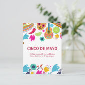 Cartes Pour Fêtes Annuelles Cinco De Mayo (Debout devant)